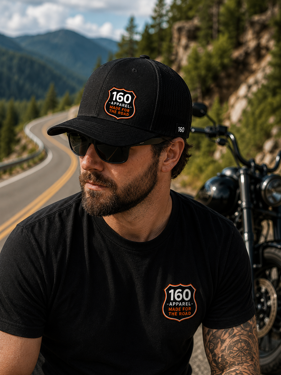 160 apparel Trucker Hat Blackout Edition