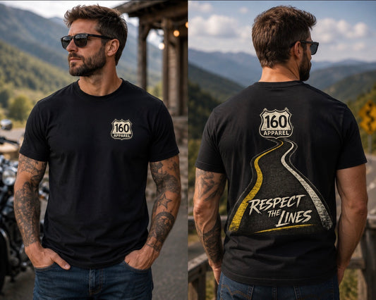 160 Apparel Respect the Lines tee